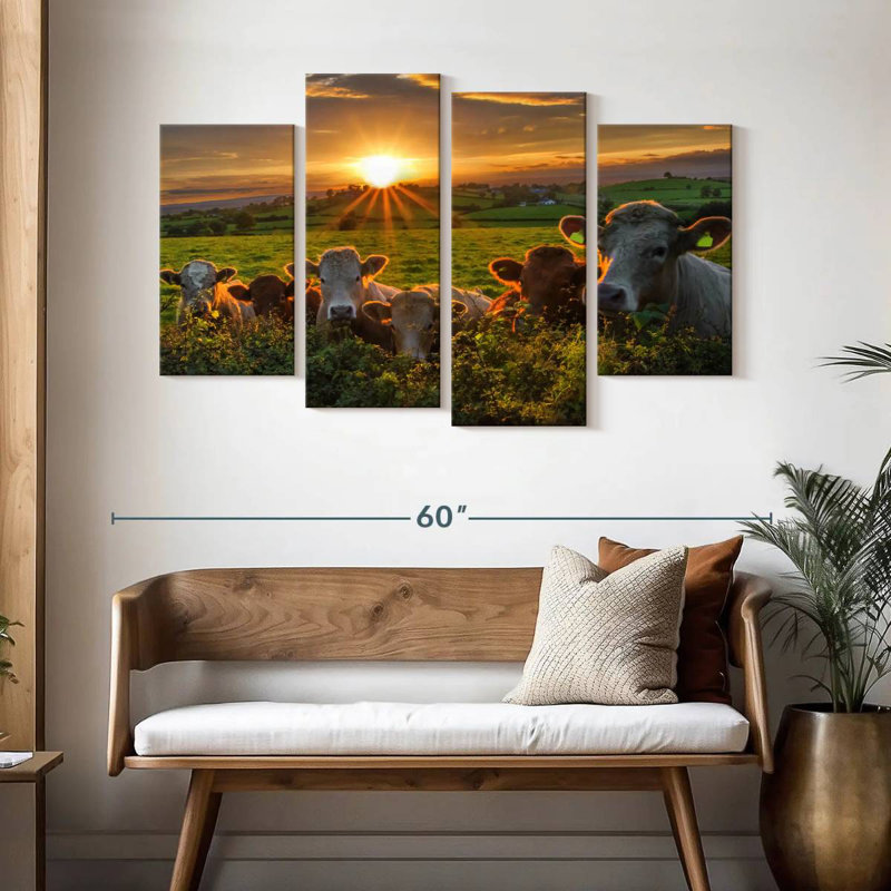 Sunset Cows