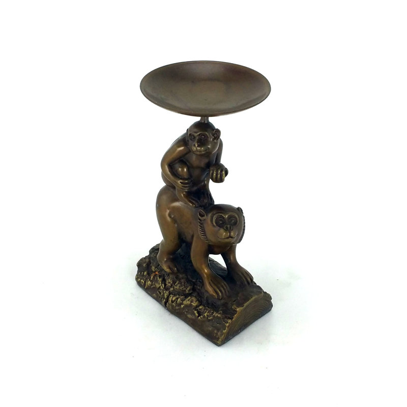 5'' H Brass Tabletop Tealight Holder