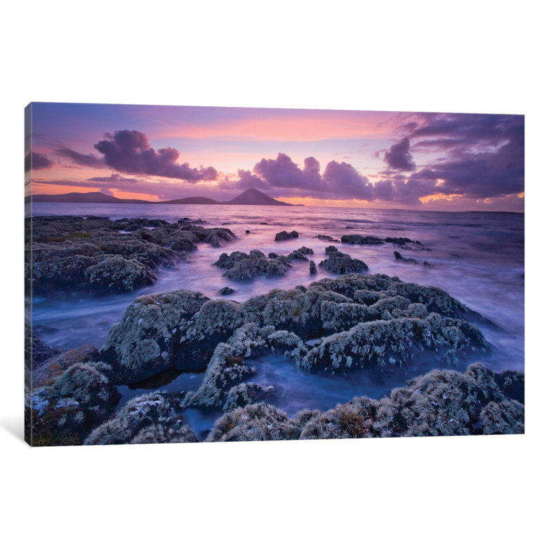 « coucher de soleil, ballycroy » par gareth mccormack, reproduction de photo sur toile tendue, H 12 po x l 18 po x P 1,5 po