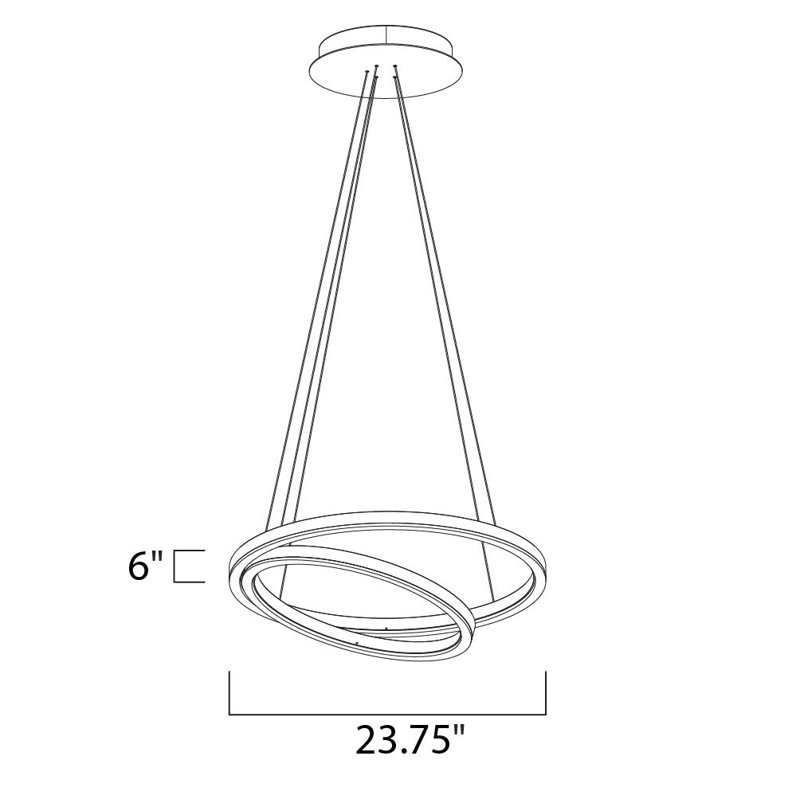 Buller 1 - Light LED Single Pendant