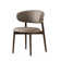 Oleandro Upholstered Chair with Metal Base