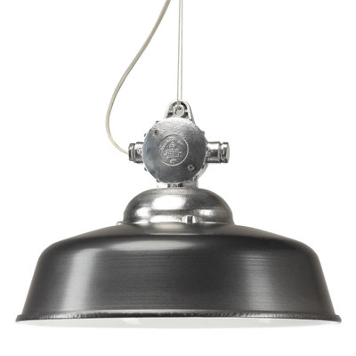 Detroit 1 - Light Aluminium Dome Pendant