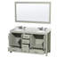 Sheffield 60" Double Bathroom Vanity Set with Mirror-740799149-740799151