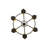 Abrielle 6 - Light Steel Dimmable Chandelier