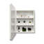Armoire à pharmacie 24 po x 32 po à fixation murale ou encastrée en métal blanc avec miroir