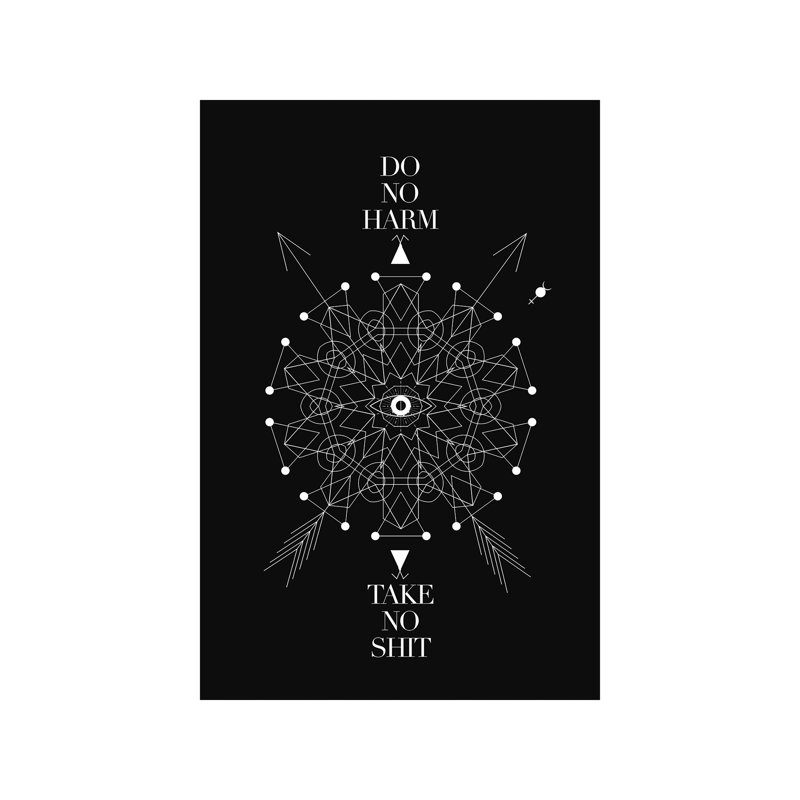 Do No Harm 1 Piece Wrapped Canvas Wall Art, 30.48 cm H x 45.72 cm W
