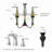 Jaida Widespread Bathroom Faucet with Drain Assembly-35189537
