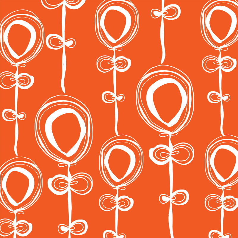 Orange contemporain Rachael Taylor, H 12 po x l 12 po x P 1,25 po, Non, Toile tendue