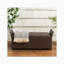 Banc de rangement en fer Auline