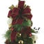 Rustic Burgundy Holiday Tree