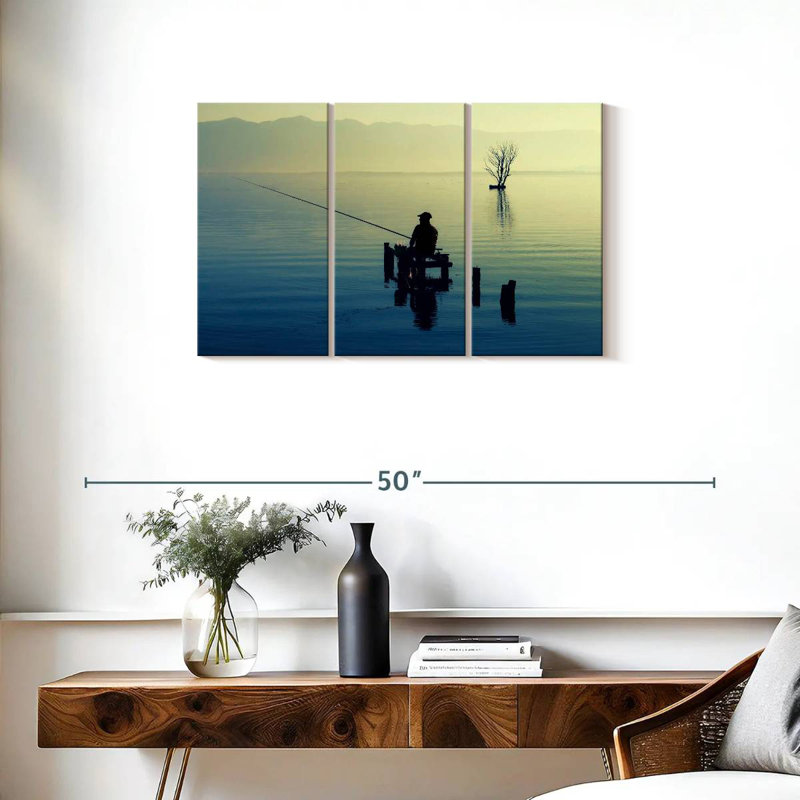 Senne Old Dock Fisherman, 20" H x 33" W