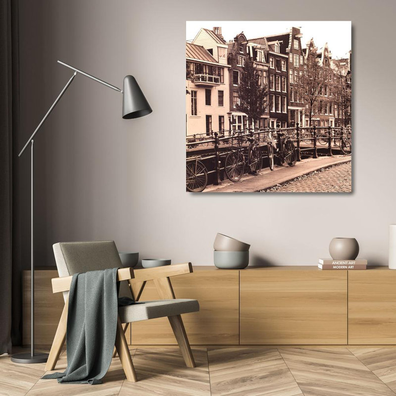 Automne à Amsterdam I, H 21 po x l 20 po