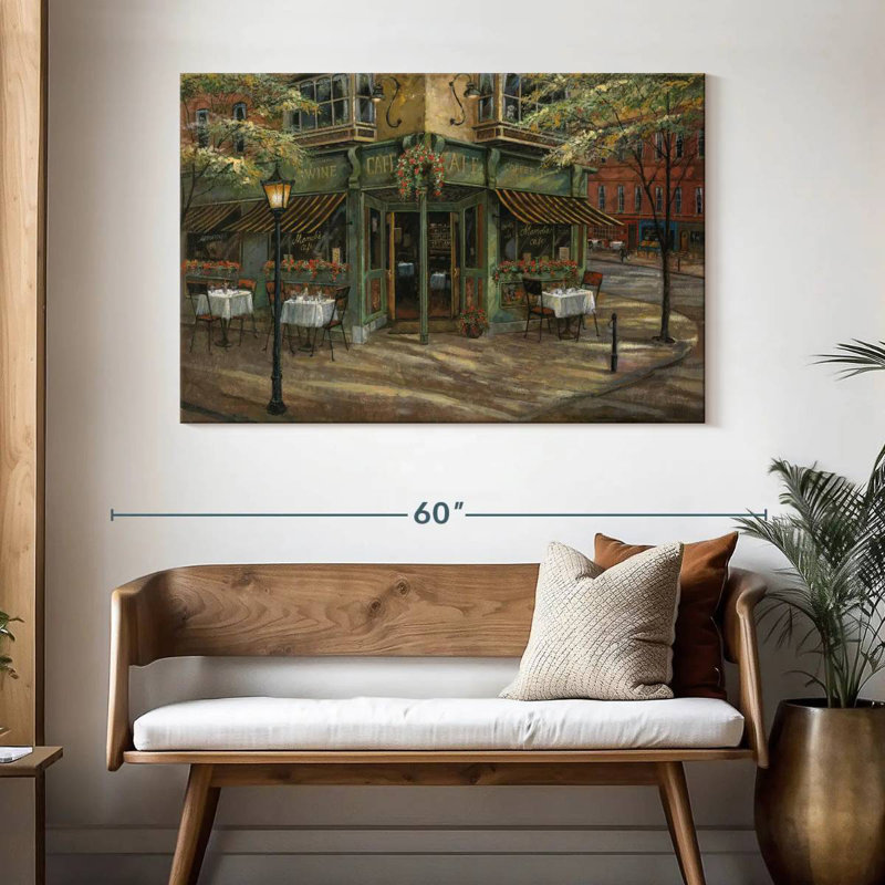 Lilie Mandi's Cafe, 32" H x 48" W