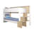 Imogen European Single Bed with Drawers and Shelves