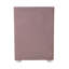 Commode rose en tissu