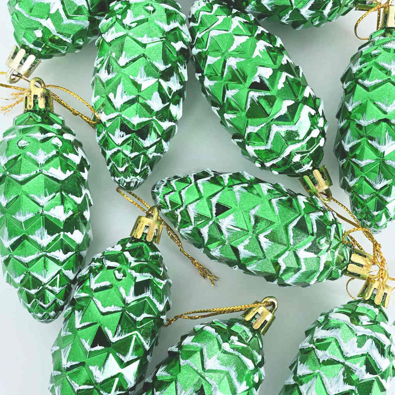 vidaXL Christmas Pine Cone Ball, Green