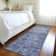 Machine Washable Indoor/Outdoor Christain ACN1228 Navy Rug
