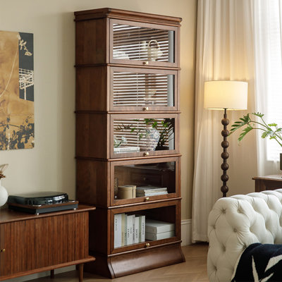 American style light luxury storage bookcase