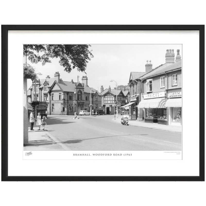 Bramhall, Woodford Road C1965 by Francis Frith - Single Picture Frame Print, 40cm H x 50cm W x 2.3cm D