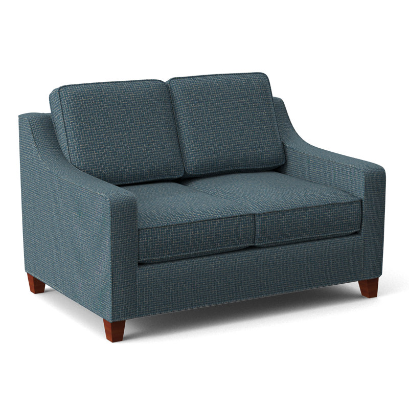 Clark 54" Square Arm Sofa Bed, BM Cherry, Connelly Dove