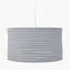 Yaqub 1 - Light Grey Drum Pendant-1345369576