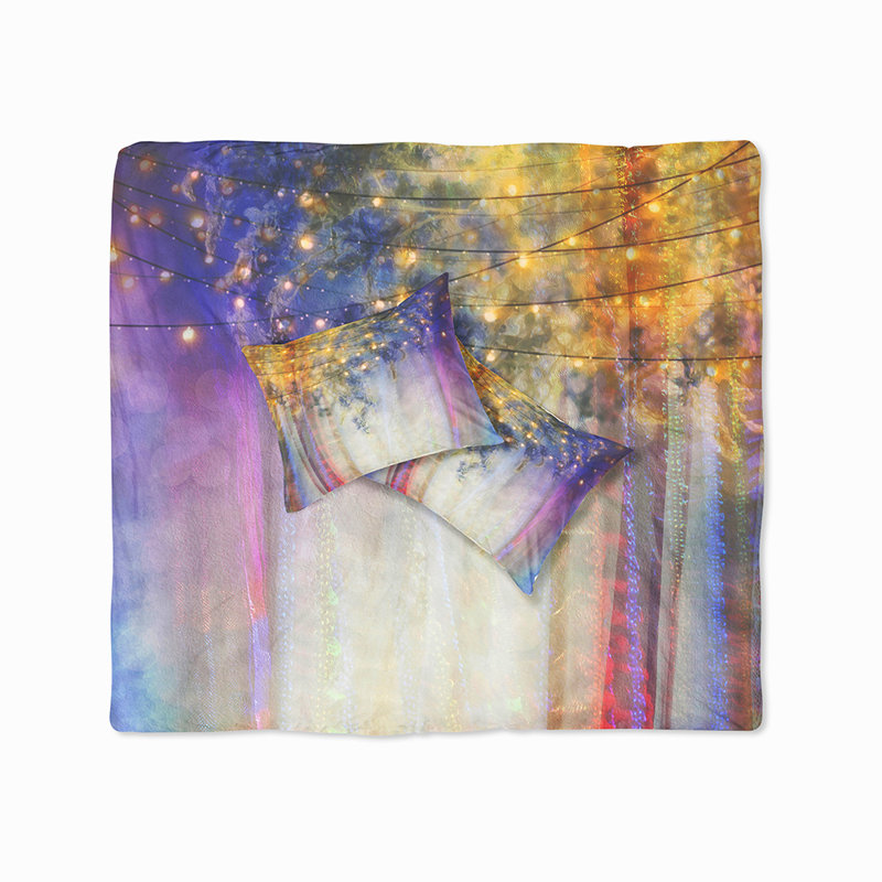 Abstract Duvet Cover, King Duvet Cover + 2 Shams