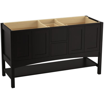 Base de meuble-lavabo 60 po avec 4 portes et 2 tiroirs Marabou ™