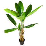 140cm Faux Banana Leaf Tree in Pot