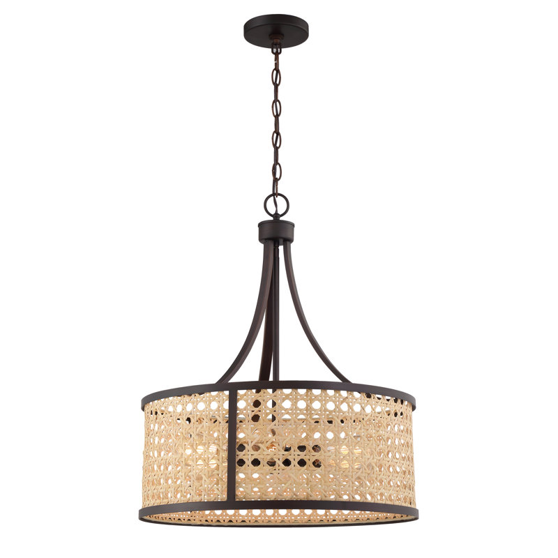 Luminaire suspendu tambour unique à 6 lumières Raynham