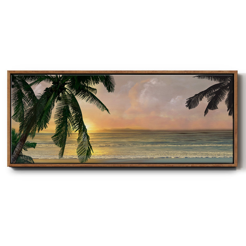 Sunset Cove I, H 20 po x l 50 po x P 1,5 po, Noyer