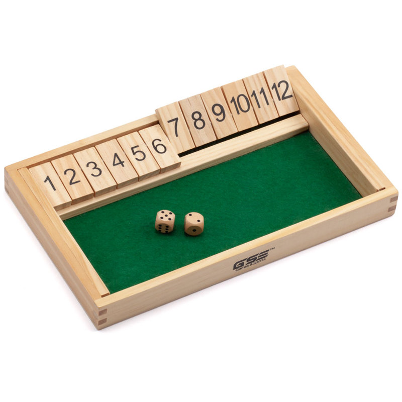 Jeu de dés Shut The Box