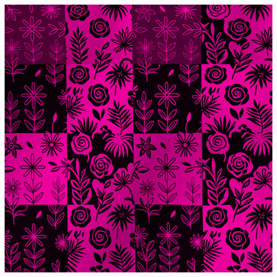 Pink Floral Patchwork Comforter