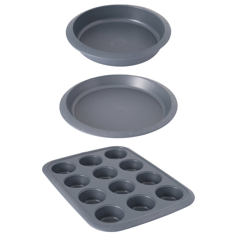 Ensemble de plats de cuisson antiadhésifs en acier au carbone 3 pièces BergHOFF