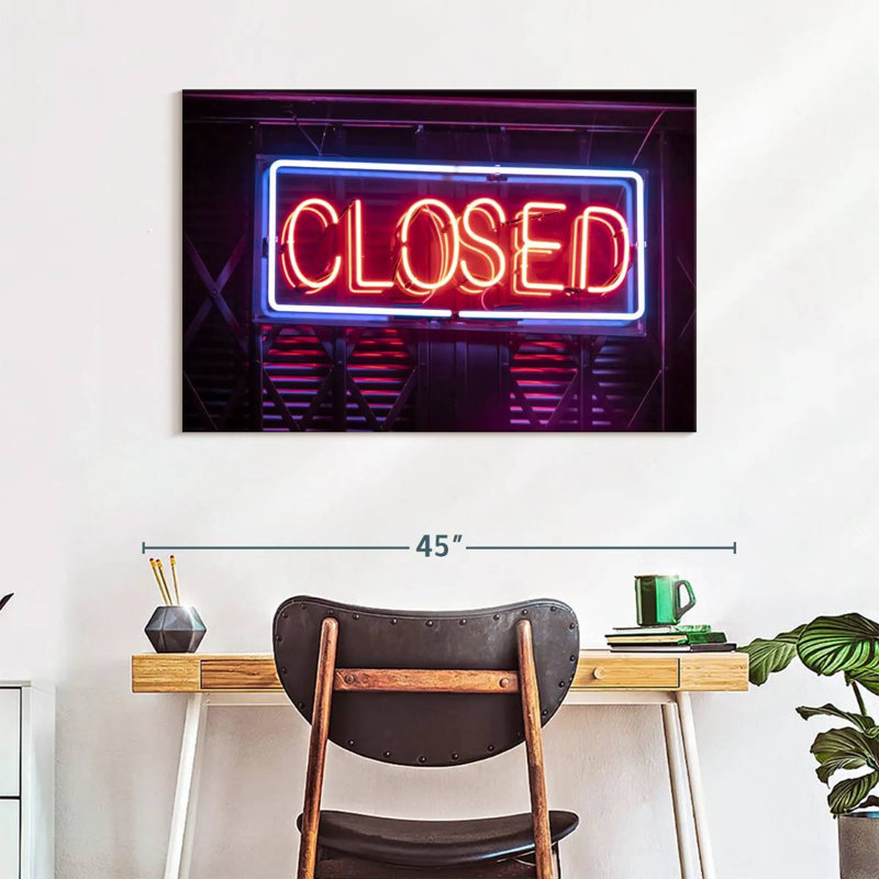 Tergel Closed Neon Sign