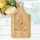 GiftsForYouNow Engraved Initial Paddle Cutting Board | Wayfair