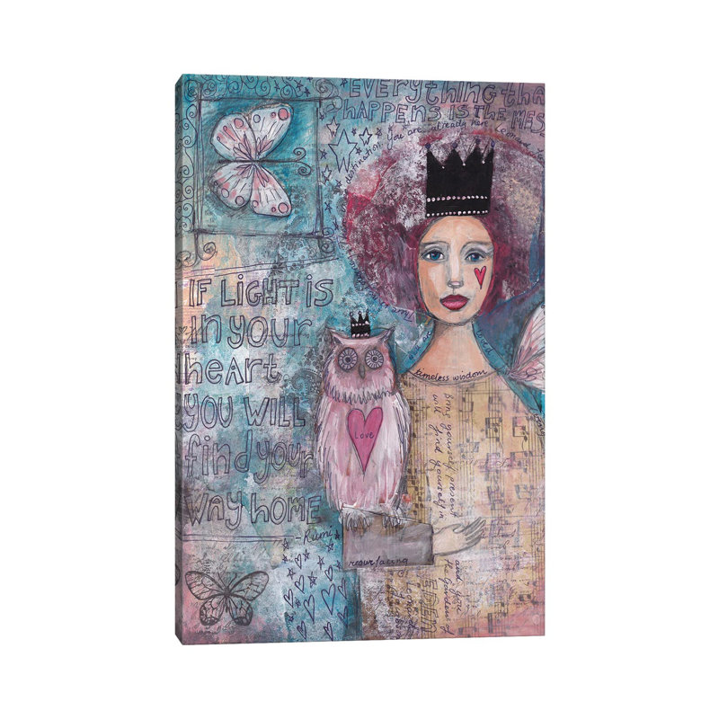 Timeless Wisdom by Tamara Laporte - Painting on Canvas, 45.72cm H x 30.48cm W x 1.91cm D, Wrapped Canvas
