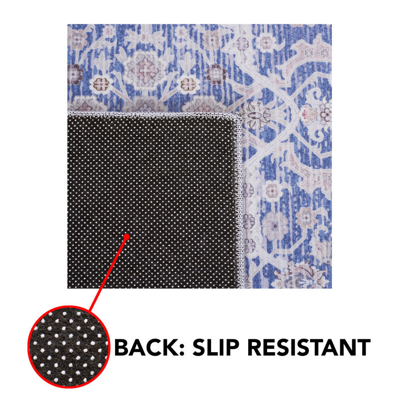 Tucson Performance Machine Washable Oriental Rug, Square 6'