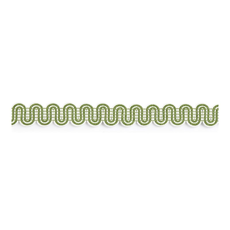 Isola Serpentine Braid Fabric, Palm