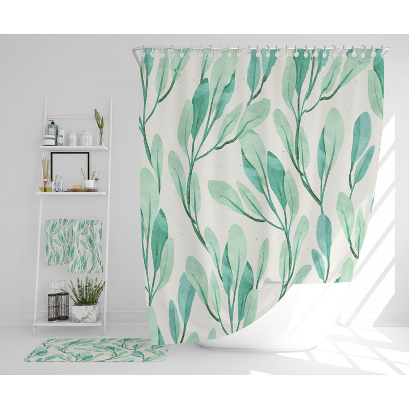 Nevyanko Polyester Shower Curtain Set