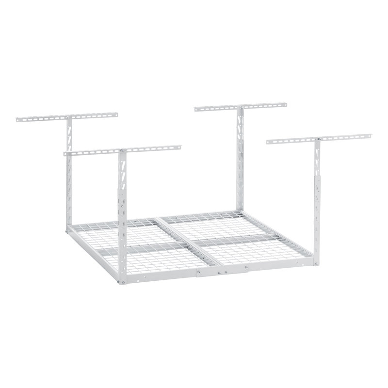 Overhead Gearloft Storage Rack 4X4 Ft, White