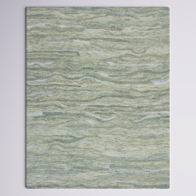 Devizes Abstract Handmade Tufted Wool Area Rug
