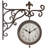 8'' Wireless Outdoor Clock Thermometer
