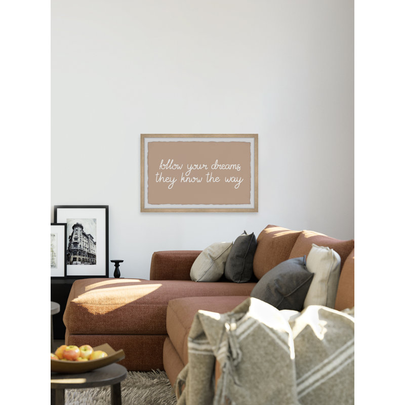 They Know the Way 1 Piece Single Picture Frame Wall Art, 61cm H x 91cm W x 3.81cm D