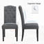 Norge 49cm H Velvet Upholstered Parsons Chair-843500481