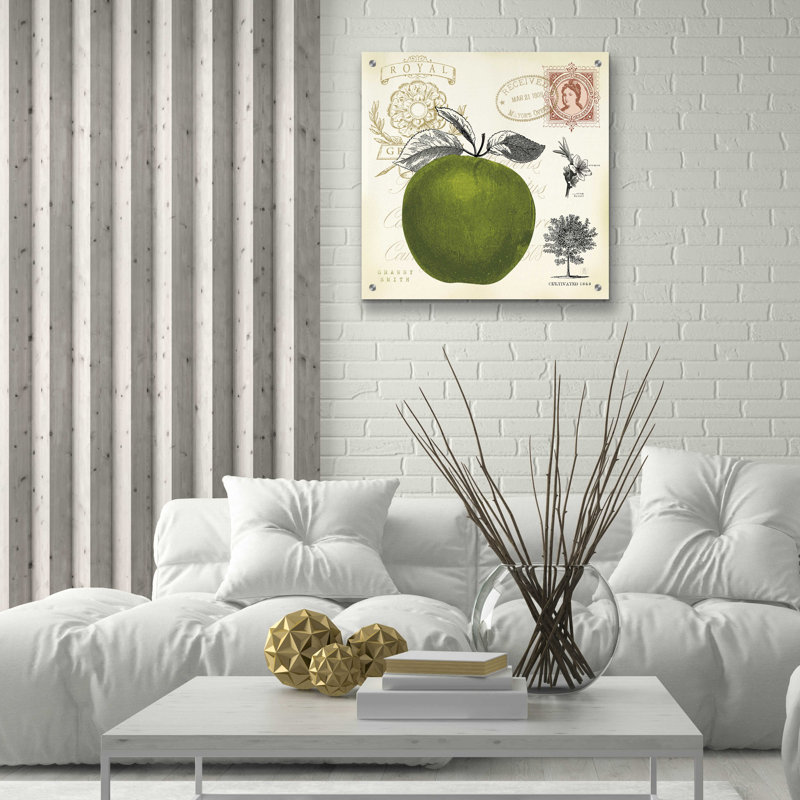 " Apple Notes " Print, 24" H x 24" W x 0.2" D