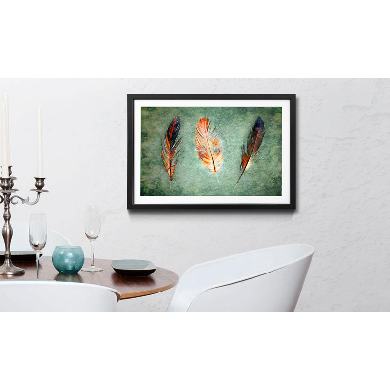 Streetart Weightless - Single Picture Frame Print, 64cm H x 84cm W x 2.2cm D