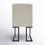Chaises d'appoint rembourrées en tissu avec base en métal Bende-1473541371