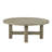 Croquet Teak 40" Round Coffee Table - Oyster-36111966