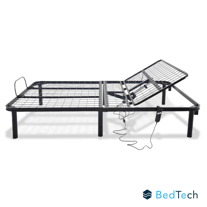 Adjustable Bed Base With Head Position Adjustment, King