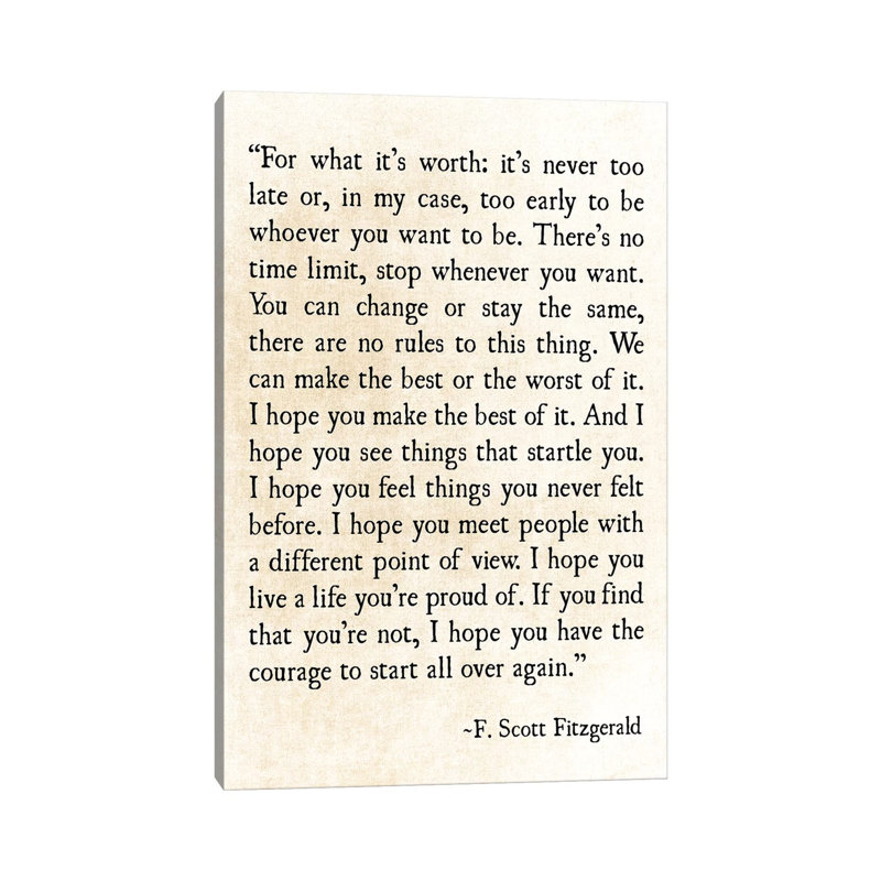 For What Its Worth by Debbra Obertanec - Wrapped Canvas Print, 66.04 cm H x 45.72 cm W x 1.91 cm D